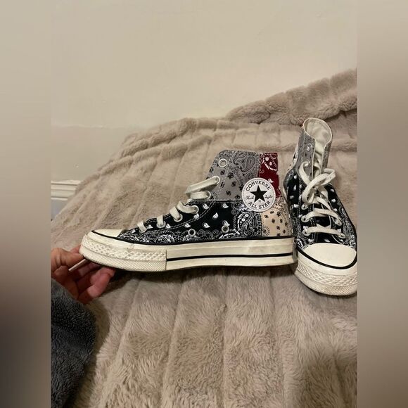 Converse Chuck Taylor All-Star 70s Hi Offspring Paisley Black - Picture 5 of 16